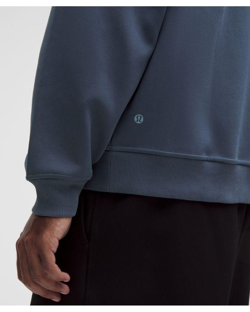 lululemon athletica Blue – Grand Standard Long-Sleeve Crew Sweatshirt – – Size Large for men