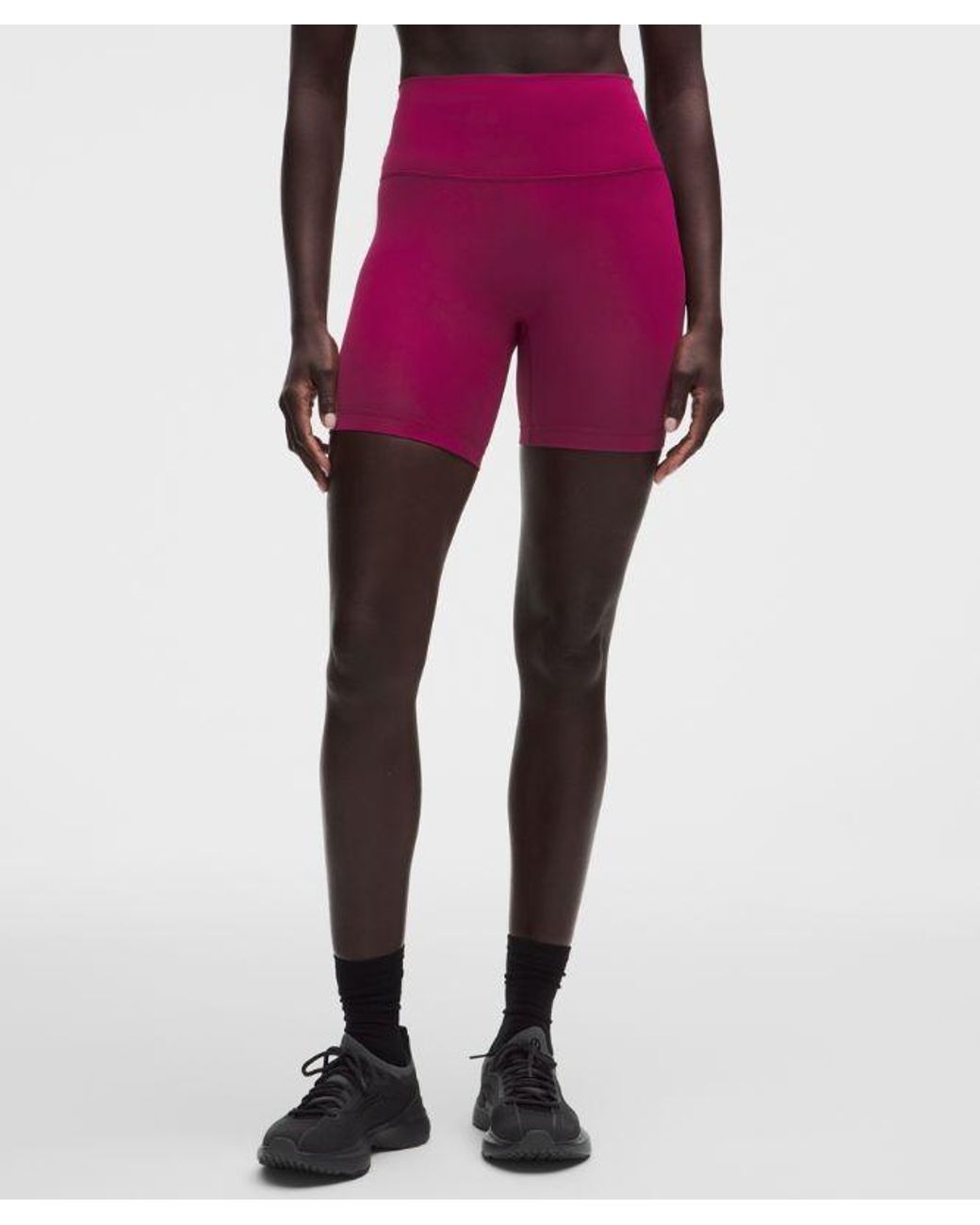 lululemon athletica Pink – Wunder Train No Line High-Rise Shorts – 6" – – Size 4