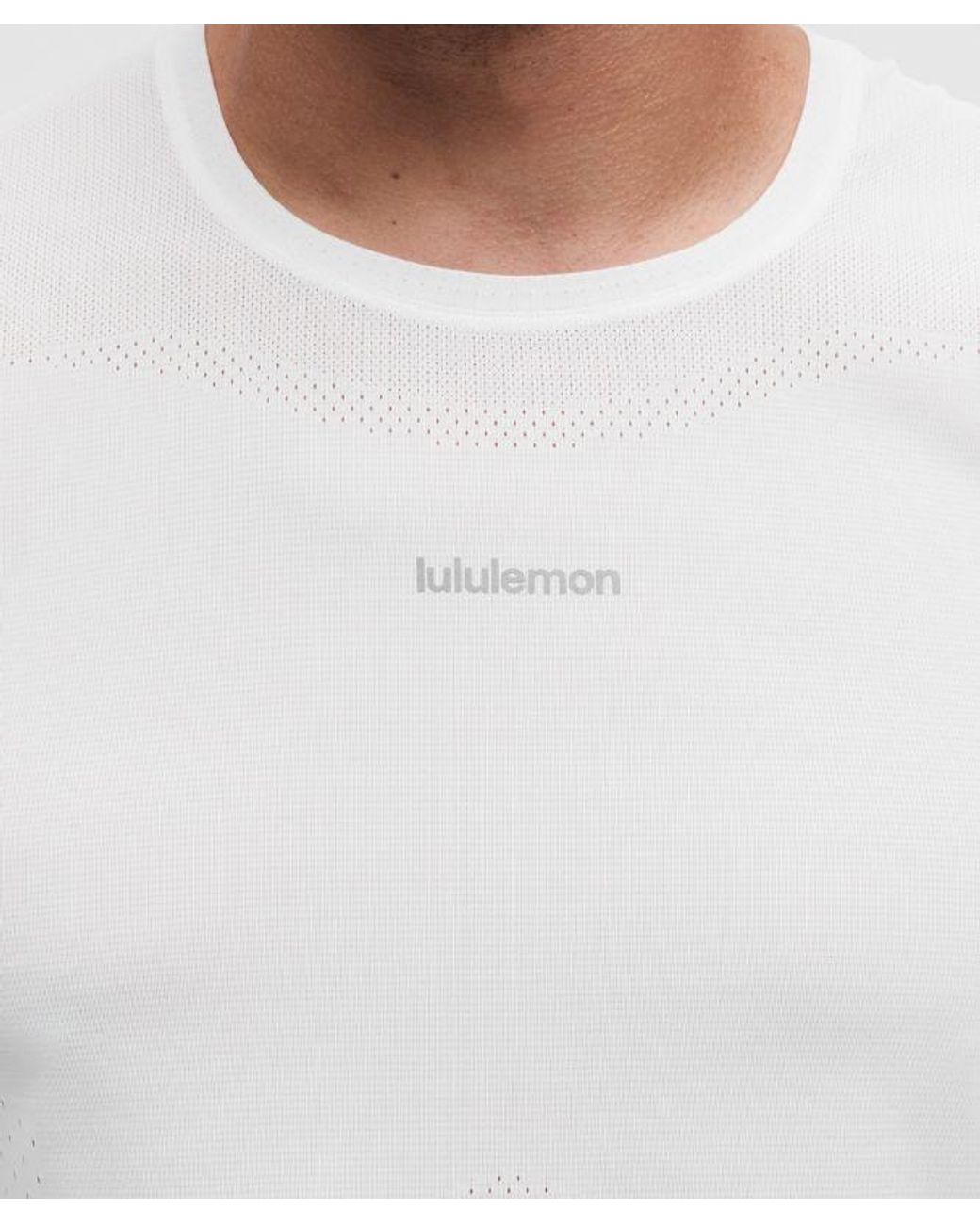 lululemon athletica White Fast And Free Short-Sleeve Shirt for men