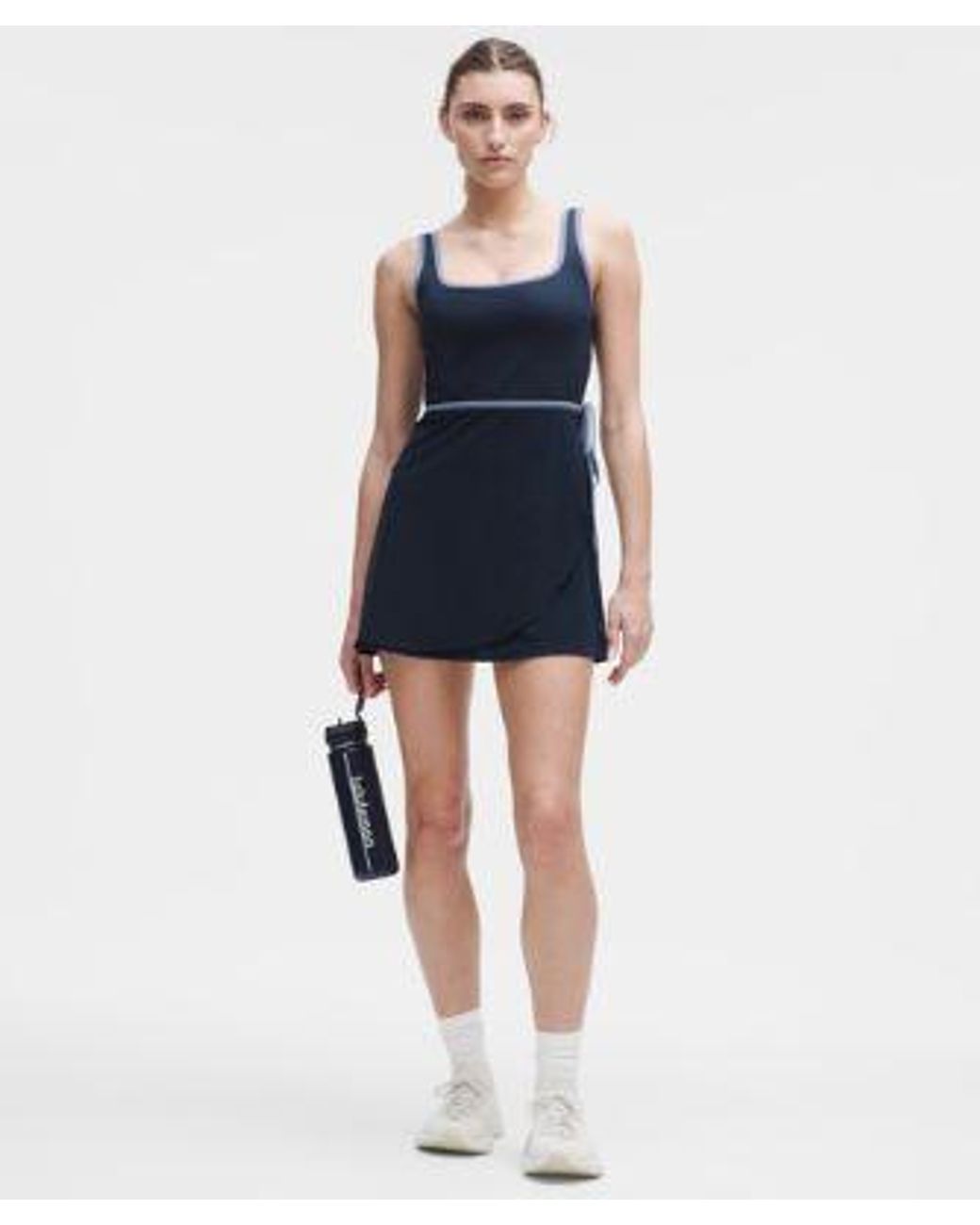 lululemon athletica Blue Wrap-Front Tennis Dress