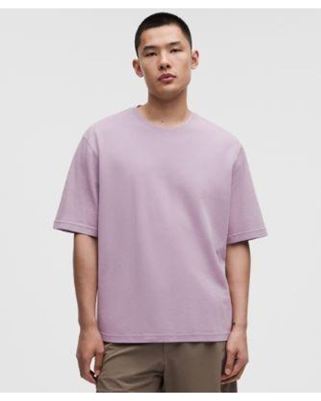 lululemon athletica Purple Pique Performer Relaxed T-Shirt for men