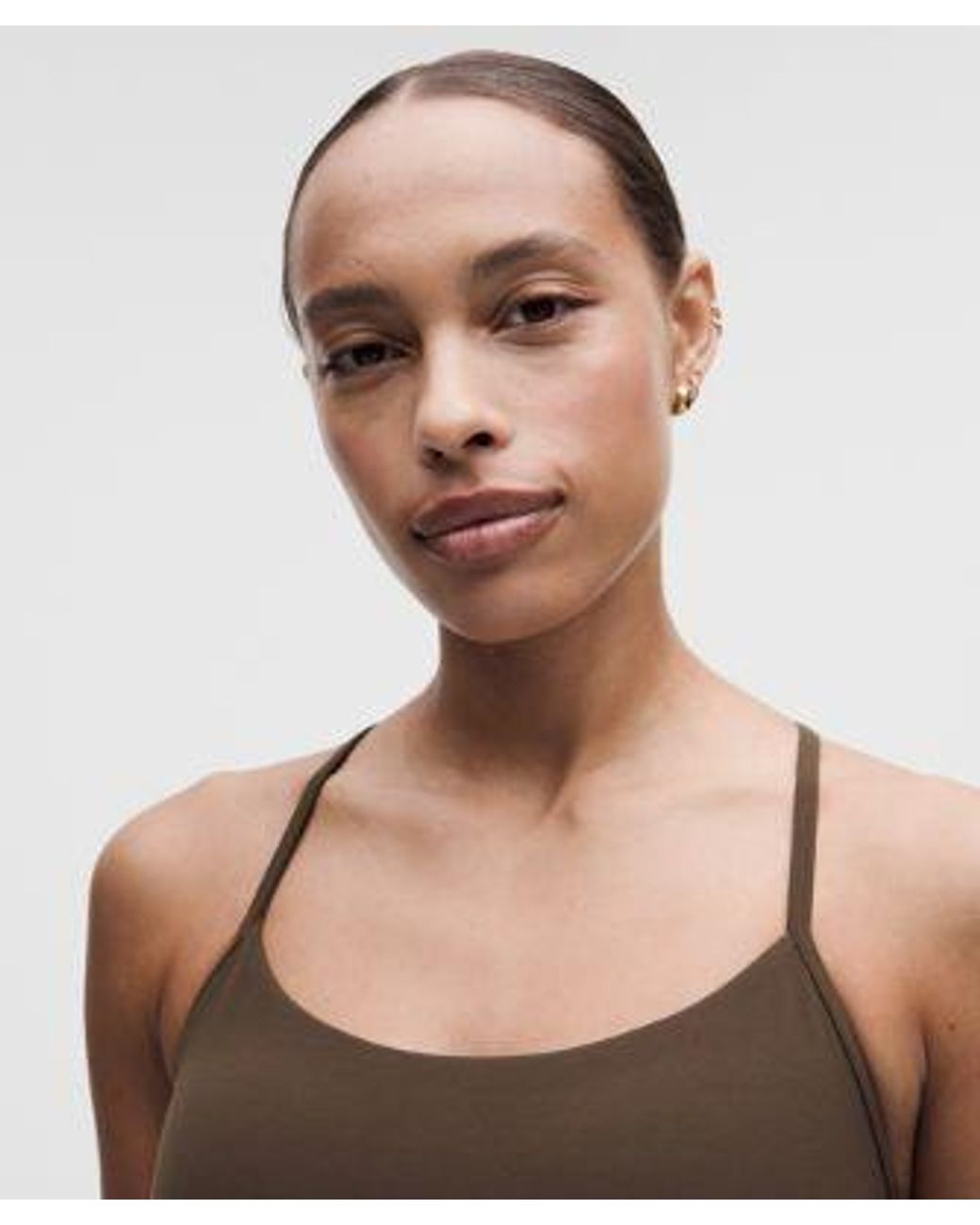 lululemon Flow Y Tank Top in Brown | Lyst UK