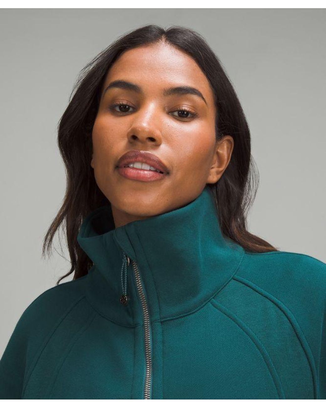 lululemon Scuba Oversized Funnel Neck Full Zip Hoodie in Green Lyst UK