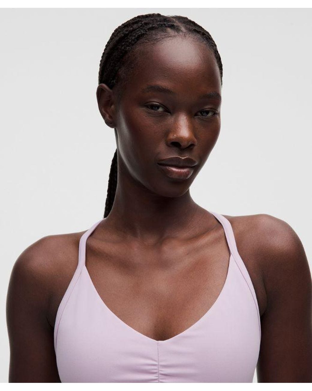 lululemon athletica Brown Flow Y Ruched Bra