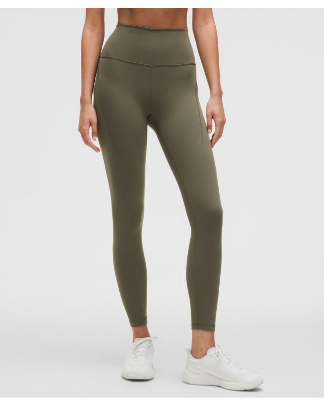 lululemon athletica Green – Wunder Train High-Rise Tight Leggings With Pockets – 25" – – Size 4