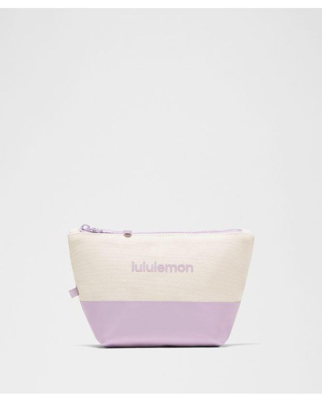 lululemon athletica Pink – Canvas Pouch Bag Mini Wordmark –