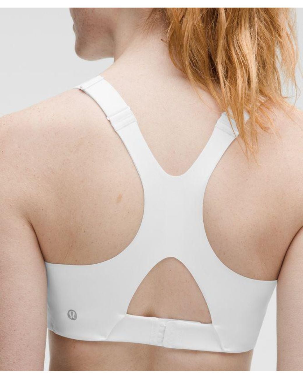 lululemon athletica White Ultralu Square-Neck Workout Bra