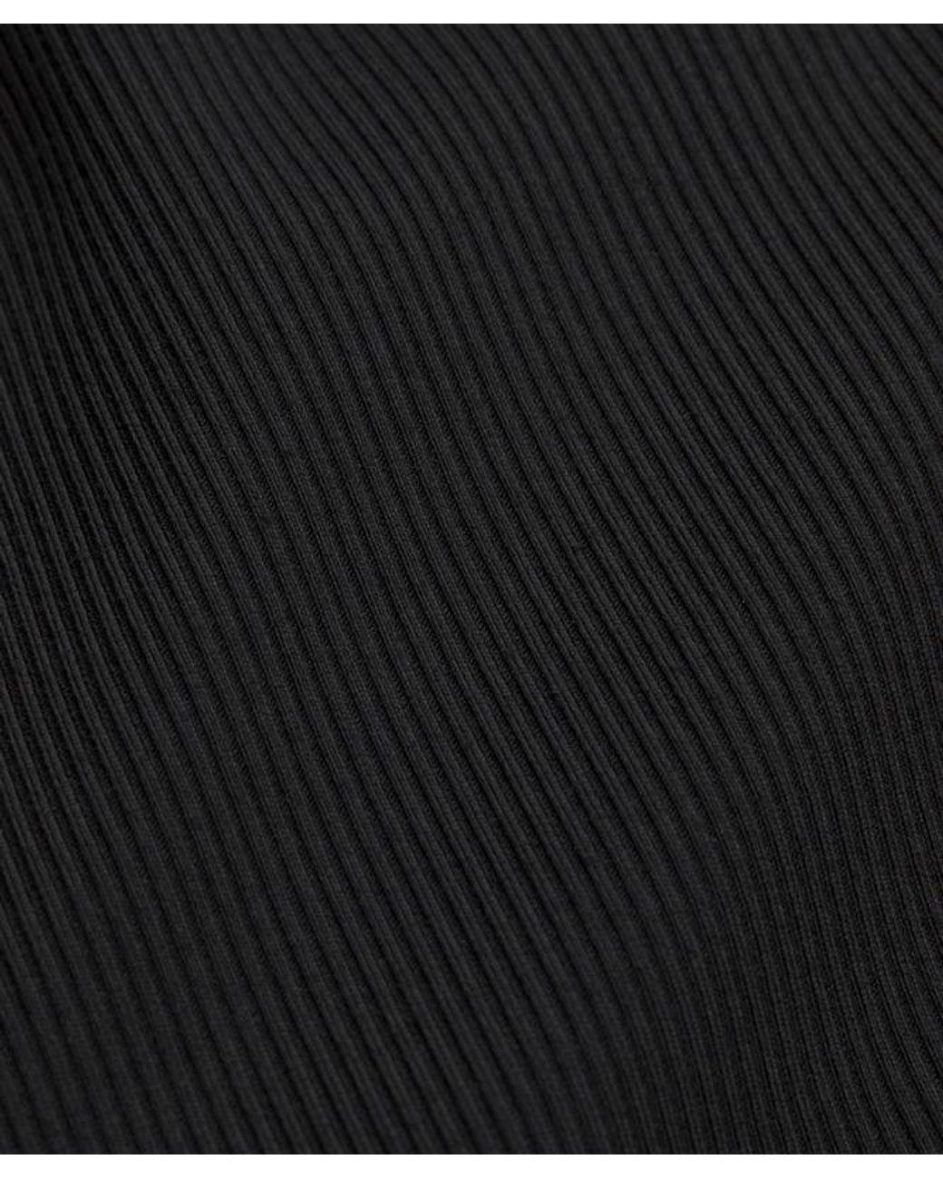 lululemon athletica Black – Nulu Ribbed Wrap-Front Long-Sleeve Shirt Heart – – Size Medium