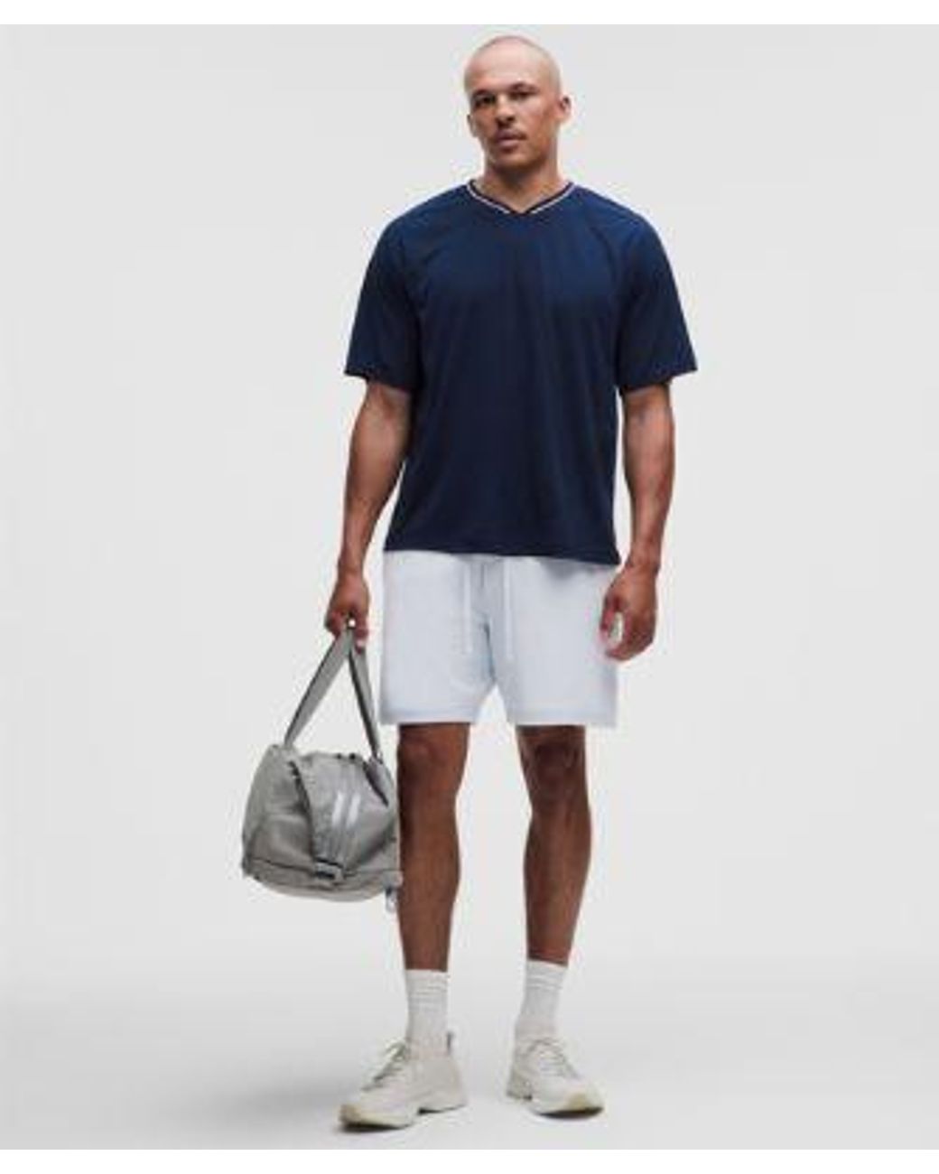 lululemon athletica Blue – Pique Performer Relaxed Shorts – 7" – – Size Large for men