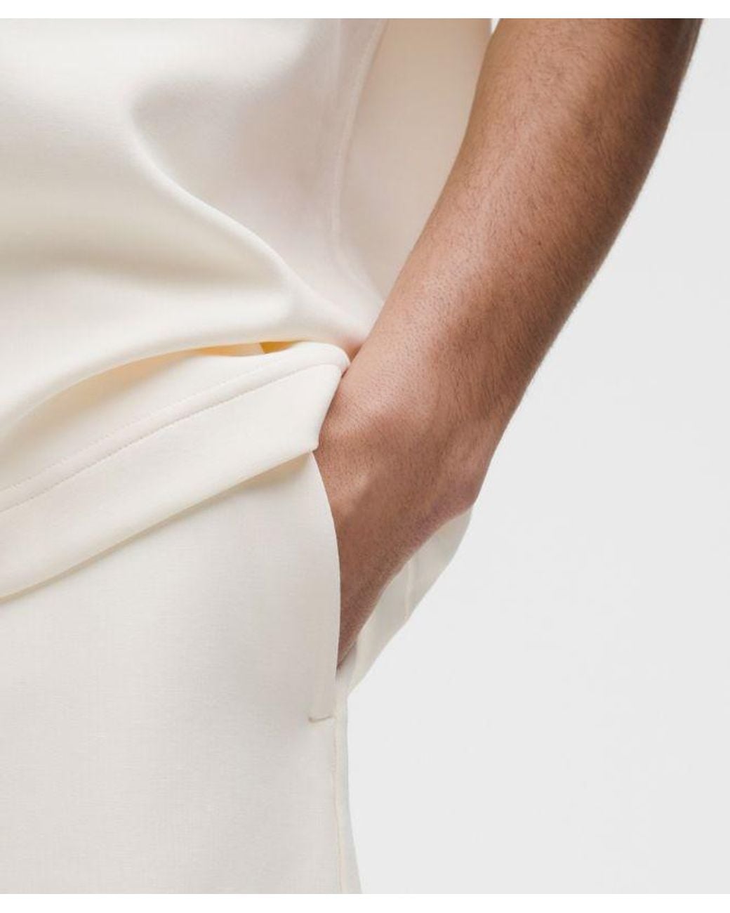 lululemon athletica White Grand Standard Short 8" for men