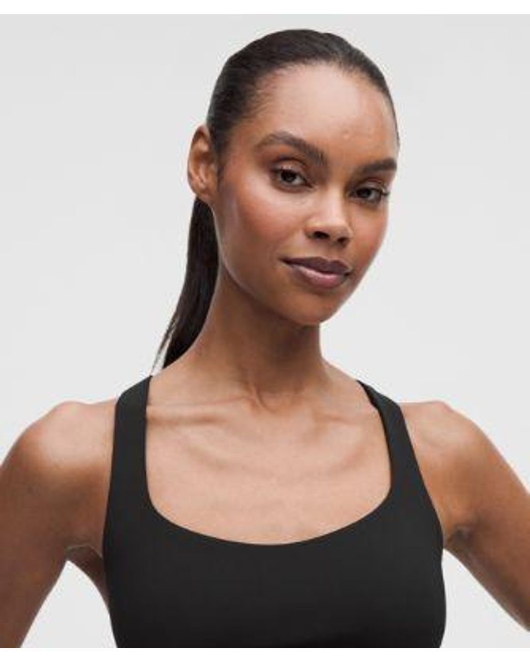 lululemon athletica Black Flexyflex Strappy Yoga Bra