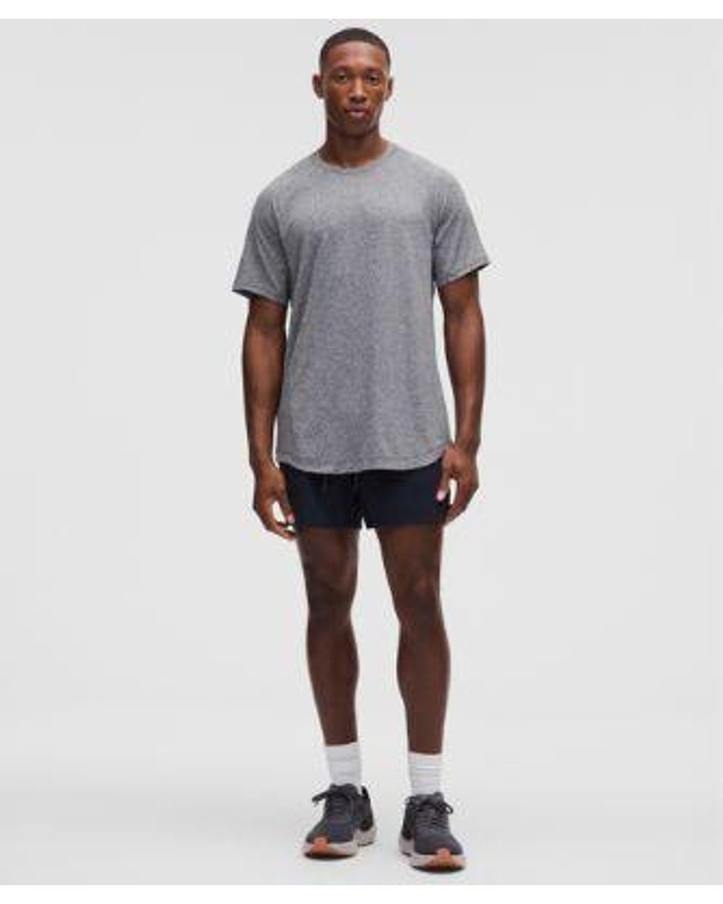 lululemon athletica Gray – License To Train Short-Sleeve Shirt – – Size Large for men