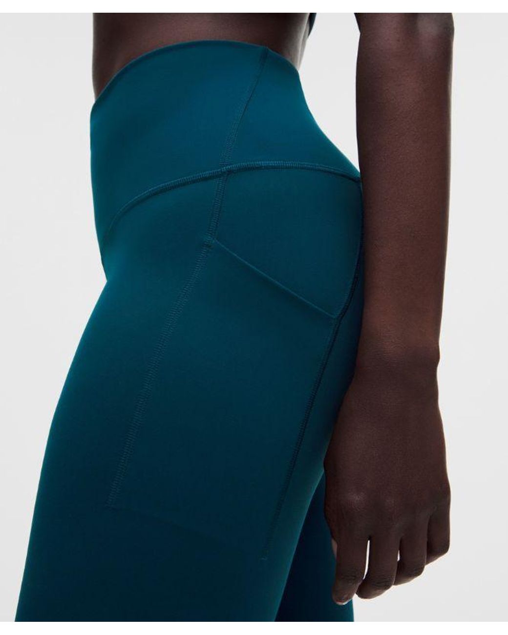 lululemon athletica Blue Wunder Train High-Rise Tight With Pockets 25"