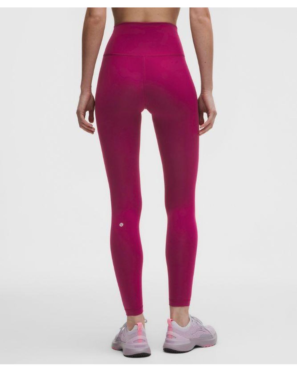 lululemon athletica Red Wunder Train No Line High-Rise Tight 28"