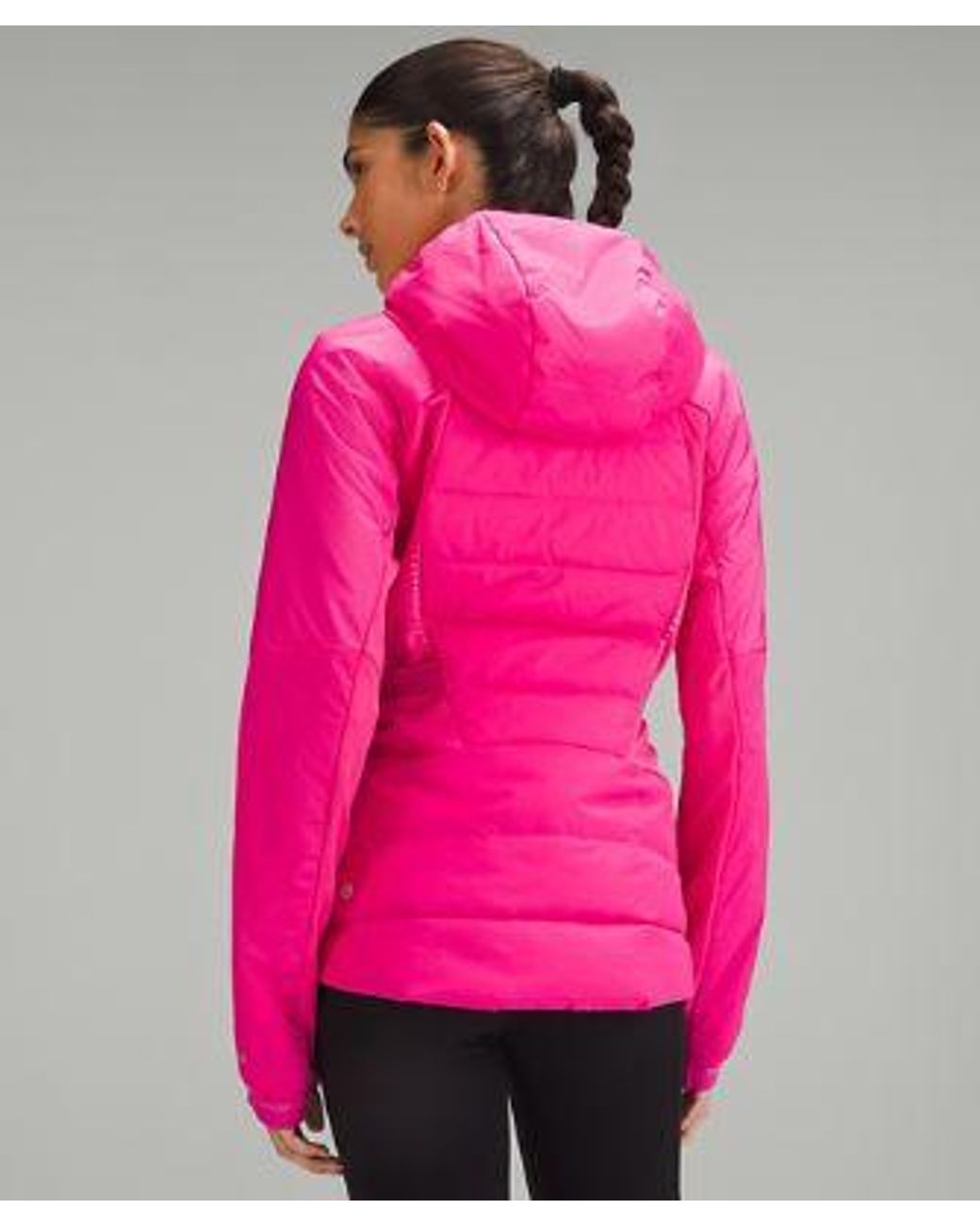 lululemon athletica Pink – Down For It All Jacket – /Neon – Size 12