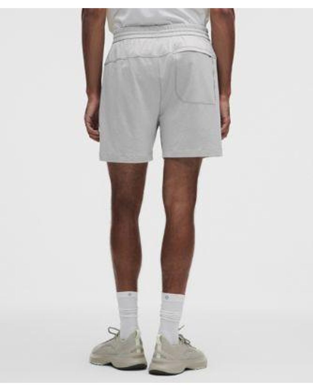 lululemon athletica Gray Soft Jersey Short 5" for men