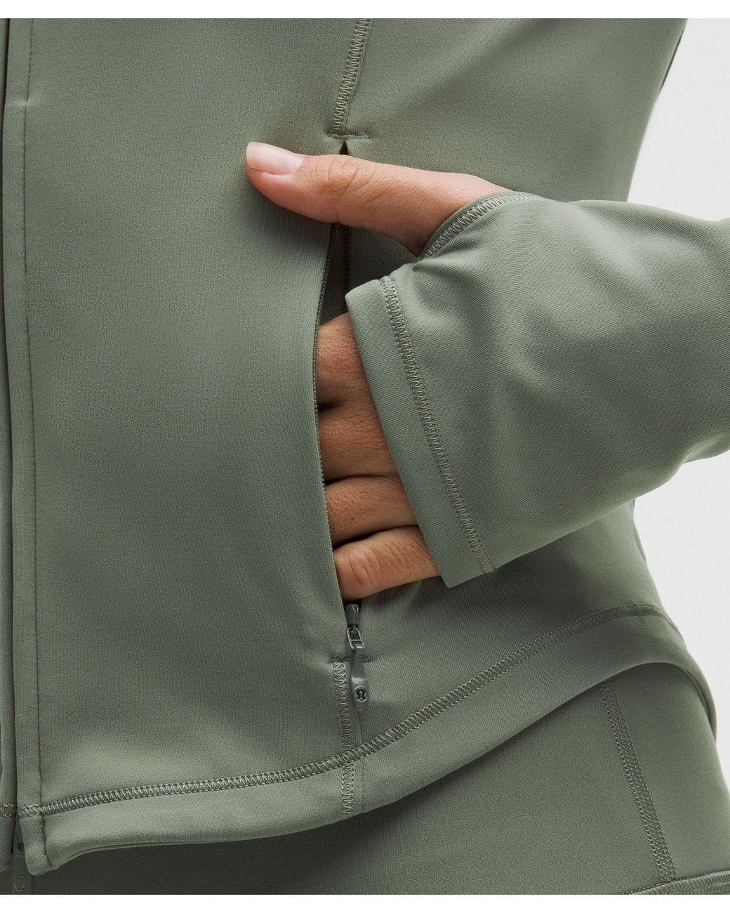 lululemon athletica Green Wunder Train Full-Zip Jacket