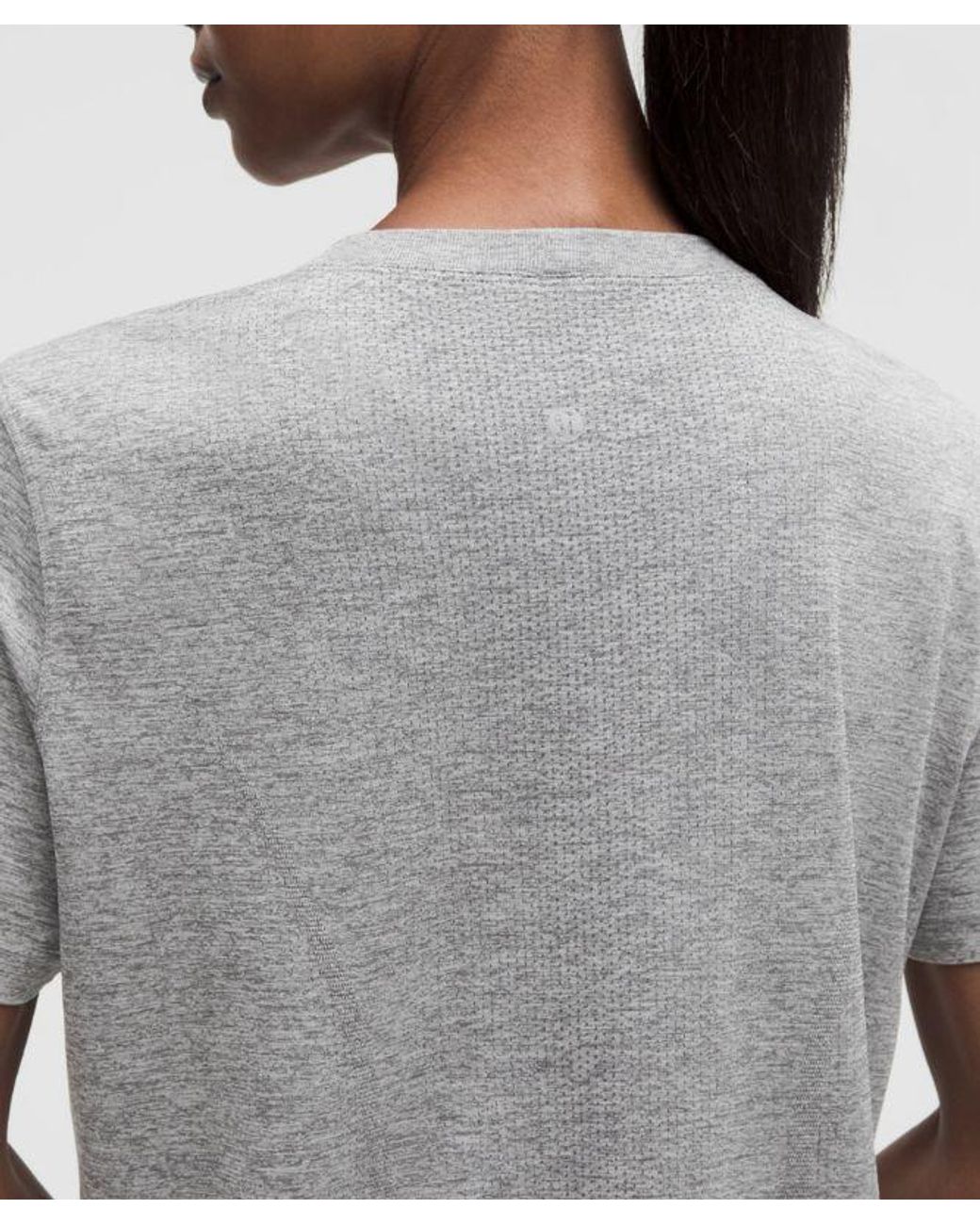 lululemon athletica Gray Swiftly Relaxed Short-Sleeve Shirt