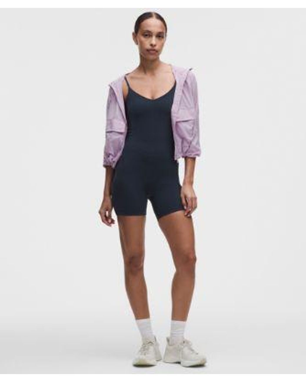 lululemon athletica Blue Align Cami Bodysuit 6"