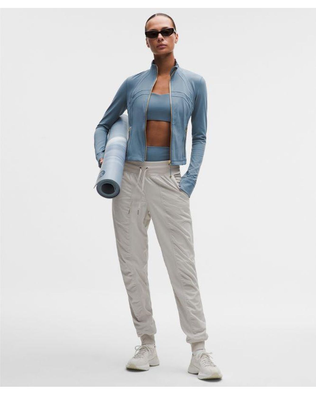 lululemon athletica Blue – Define Cropped Jacket Nulu – – Size 8