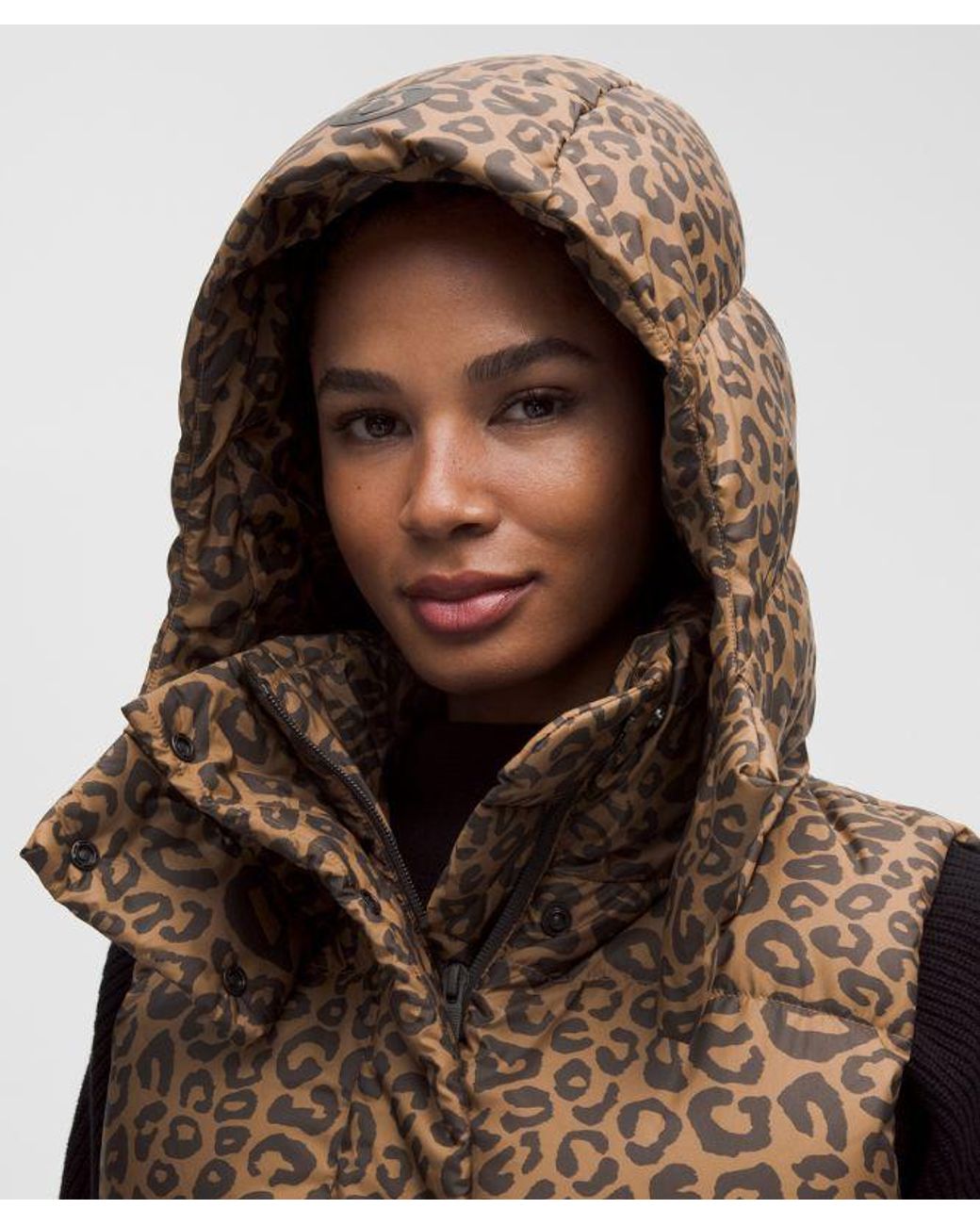 lululemon athletica Brown Wunder Puff 600-Down-Fill Cropped Vest