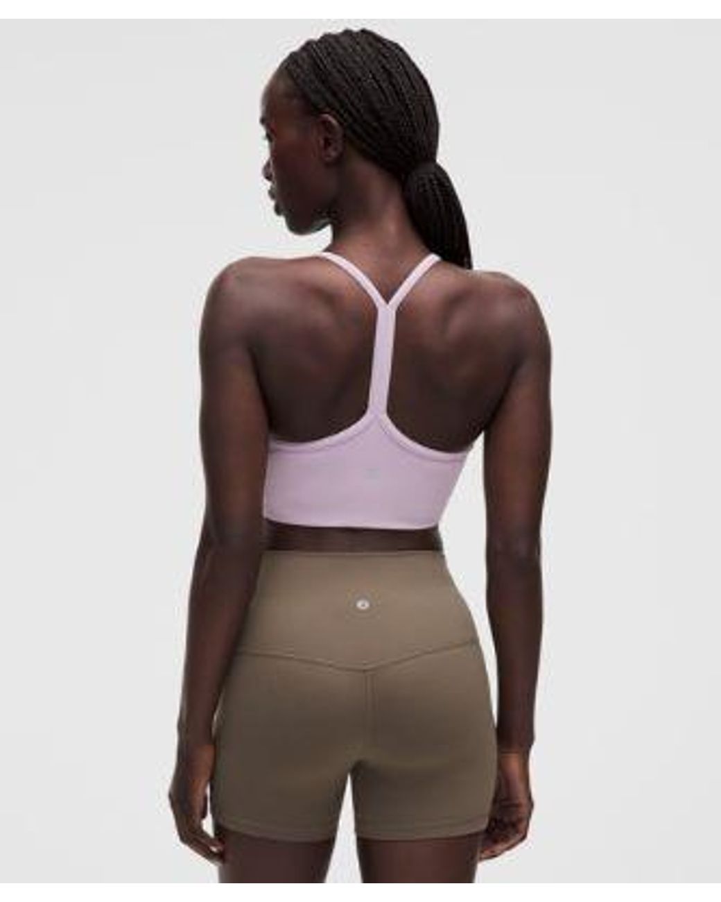 lululemon athletica Brown Flow Y Ruched Bra