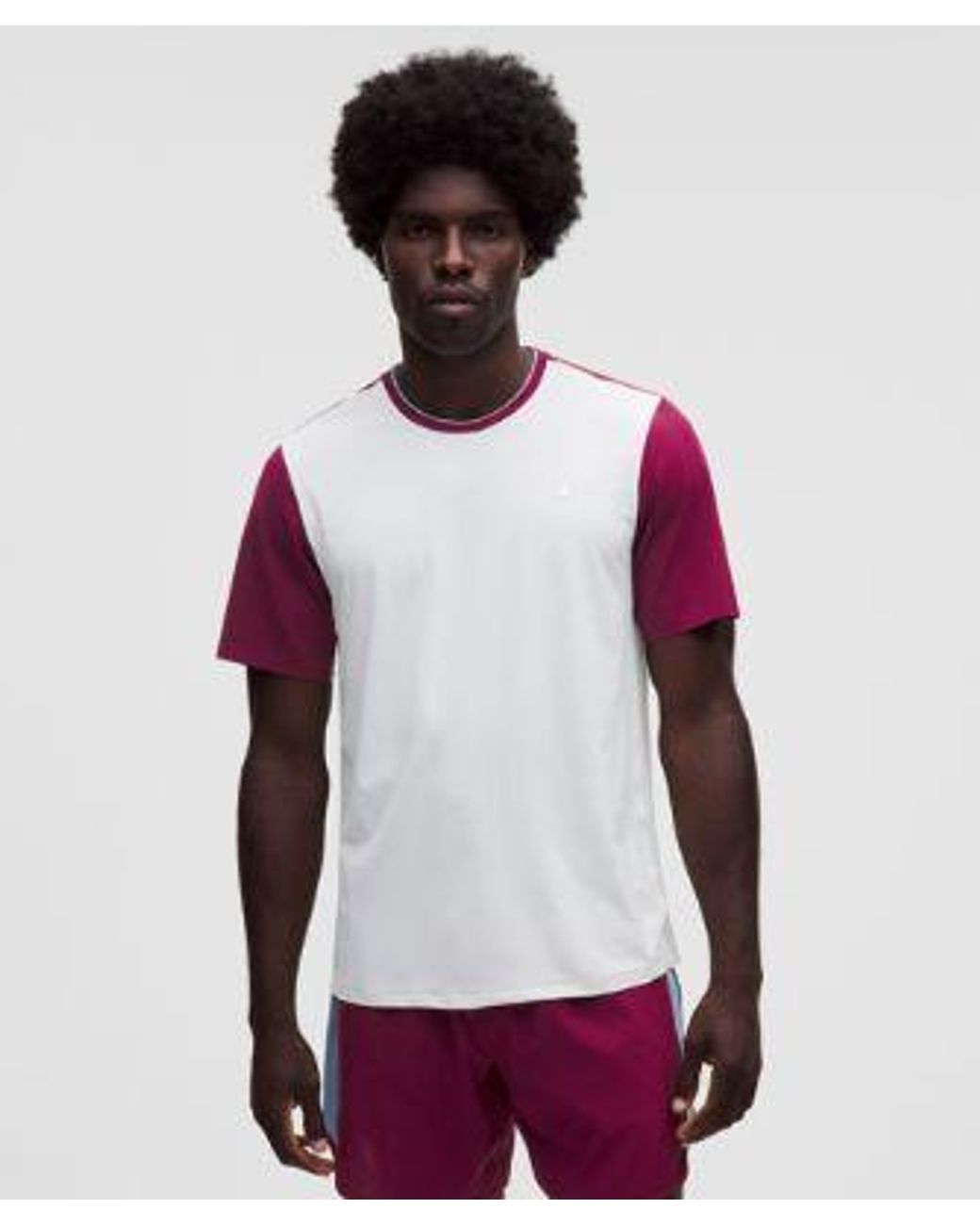 lululemon athletica Red – Pique Tennis Short-Sleeve Shirt – – Size Large for men