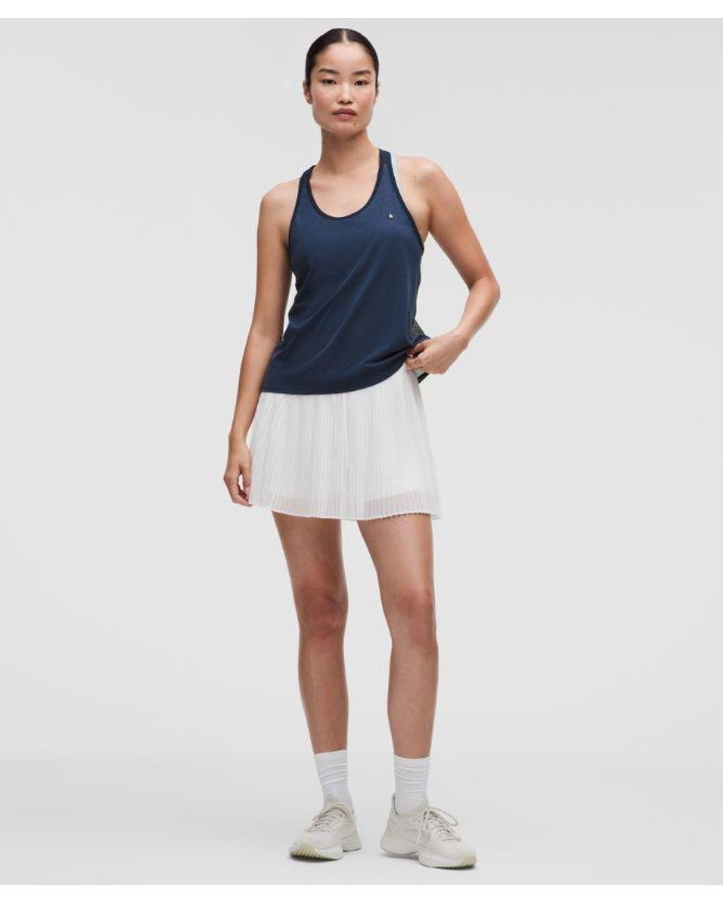 lululemon athletica Blue – Ace Advantage Mesh-Back Tennis Tank Top – – Size Medium