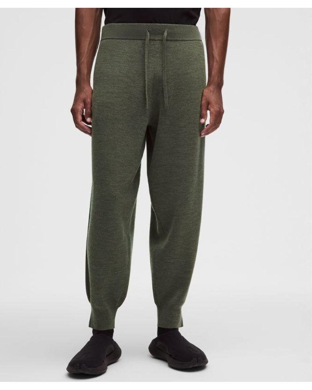 lululemon athletica Black – Merino Knit Joggers Regular – – Size Large for men