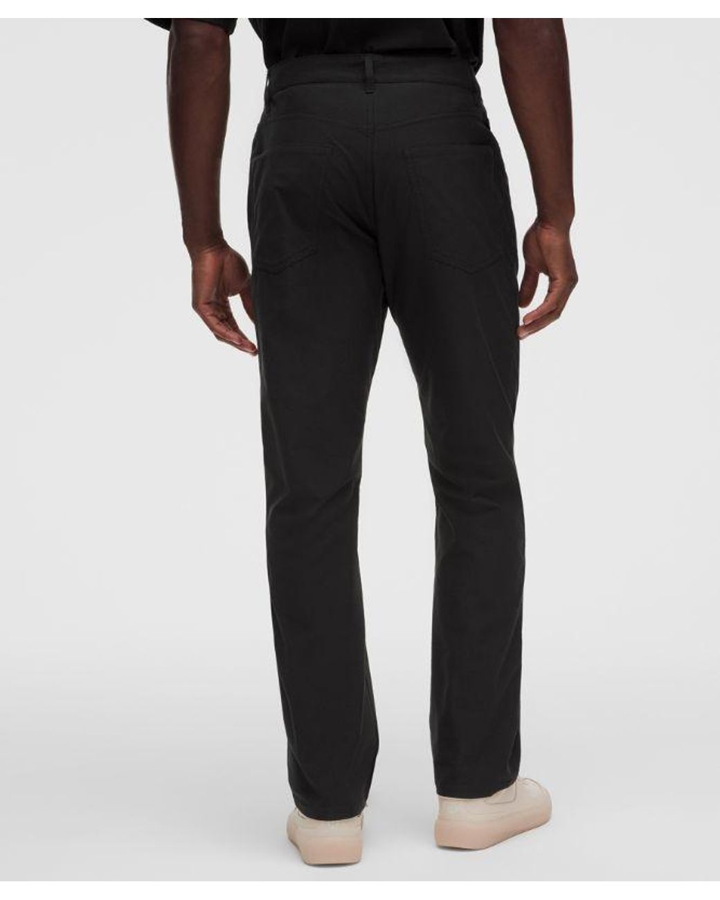 lululemon athletica Black – Easyfive Classic-Straight Trousers 32L Light – – Size 4 for men