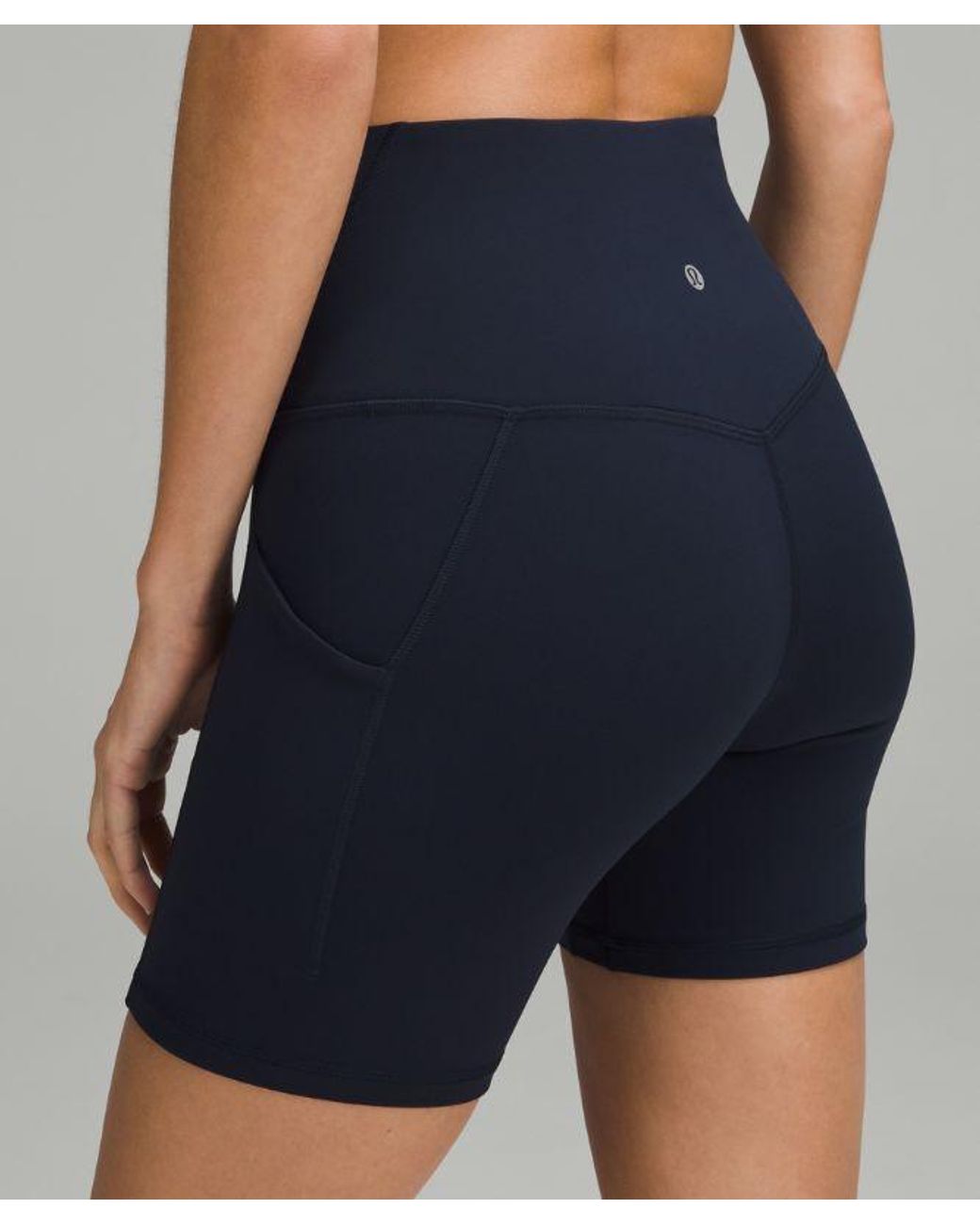 lululemon athletica Align High-rise Yoga Shorts With Pockets - 6" - Color Blue - Size 18