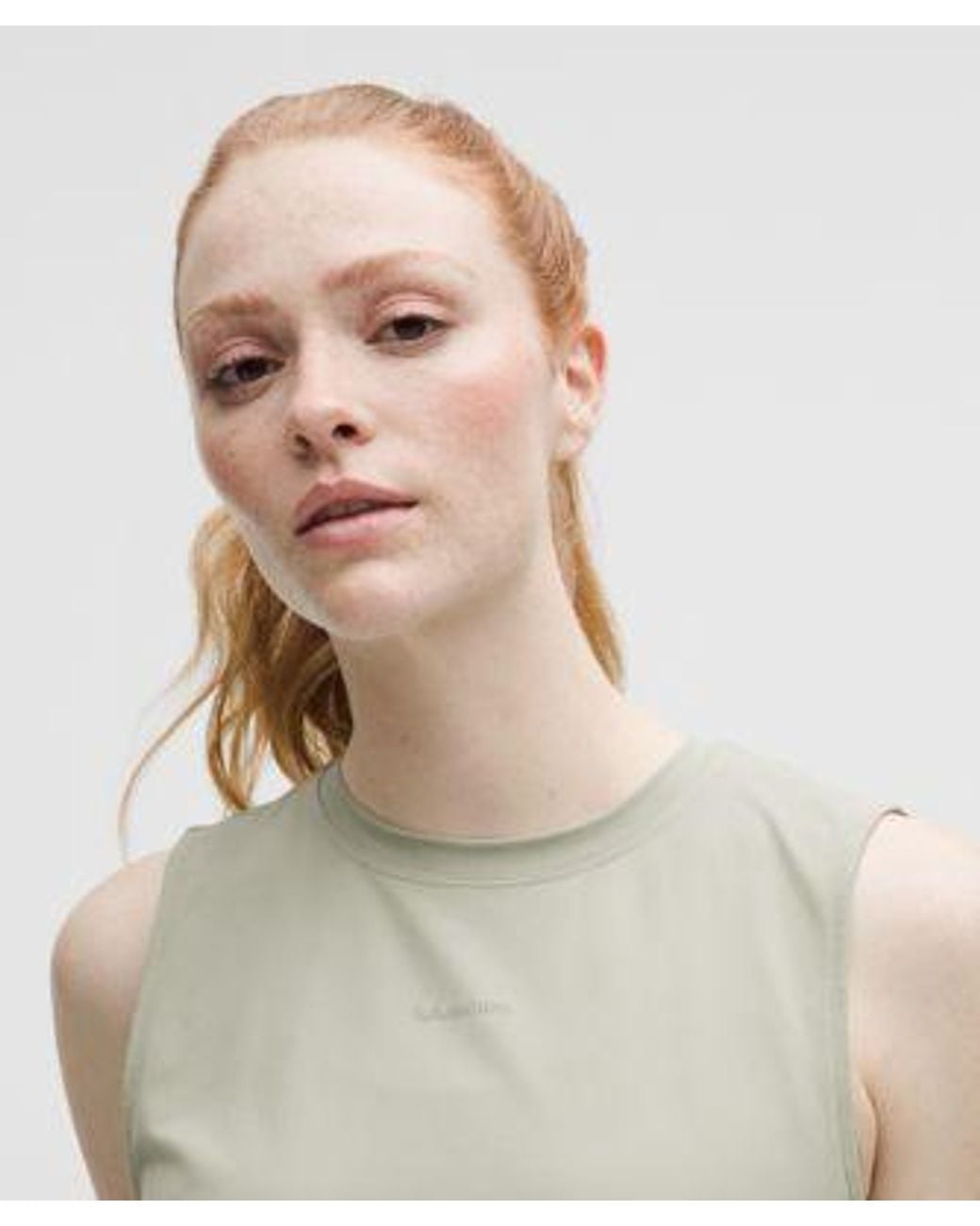 lululemon athletica Green – Pace Crush Cross-Back Graphic Tank Top – /Pastel – Size Large