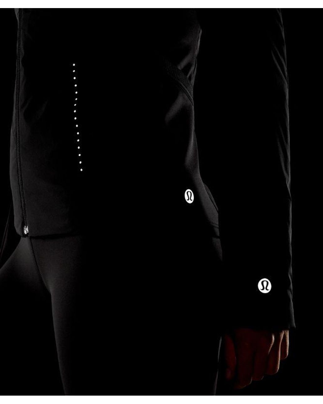 lululemon athletica Black Down For It All Running Jacket