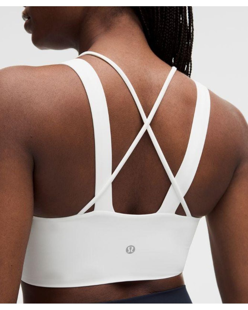 lululemon athletica Blue – Like A Cloud Longline Sports Bra Light Support, D/Dd Cup – – Size 14