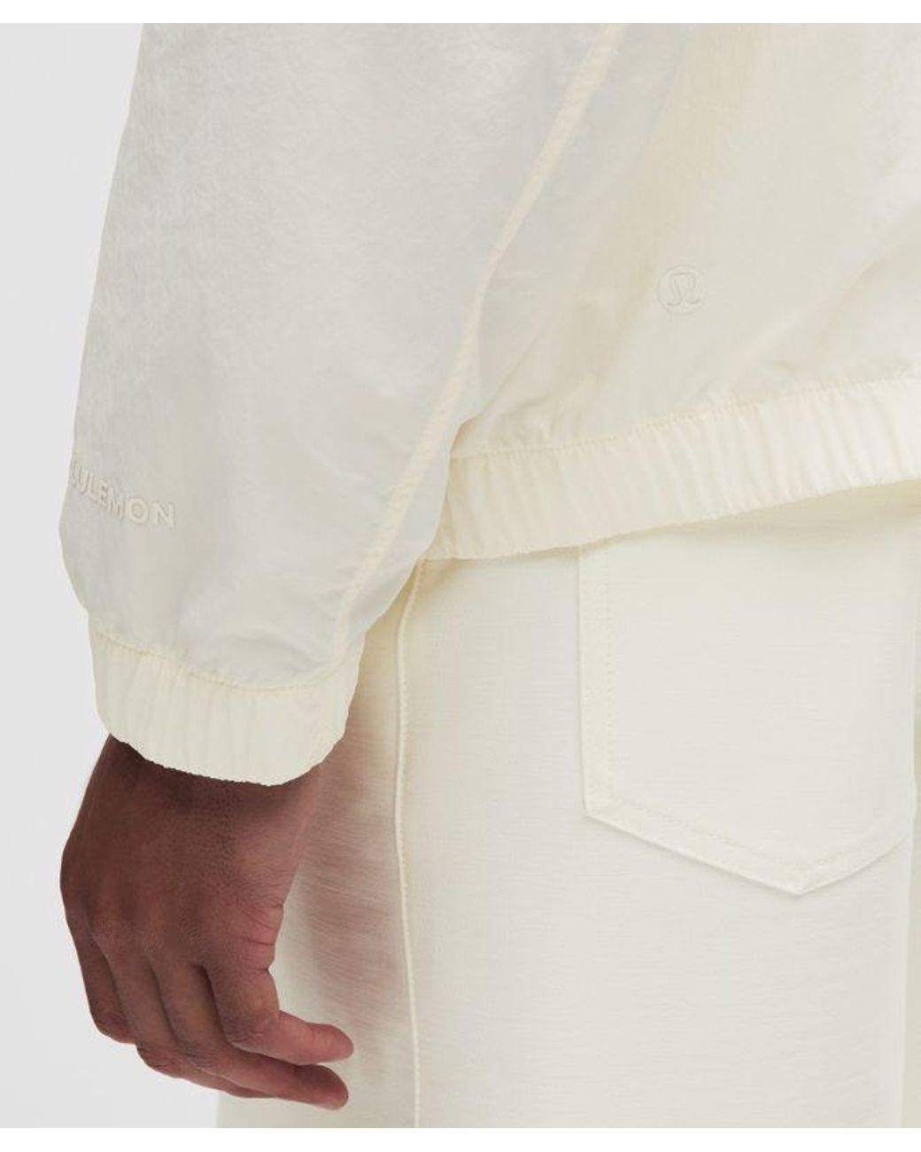 lululemon athletica White – Uv-Protective Stash And Dash Windbreaker Jacket – – Size Large for men
