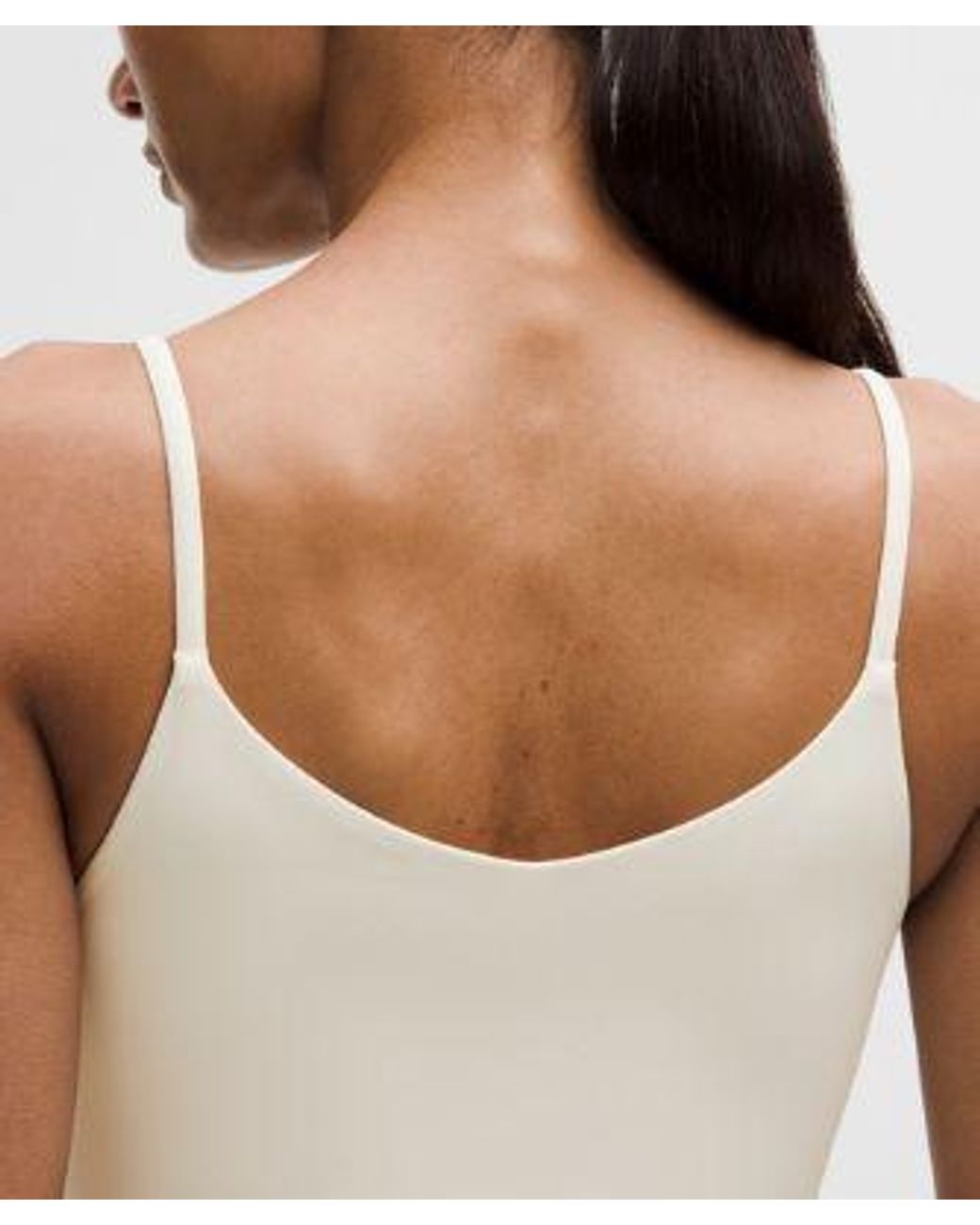 lululemon athletica White – Bend This Cami Spaghetti-Strap Sports Bra Light Support, A–C Cups – – Size Large/Xl