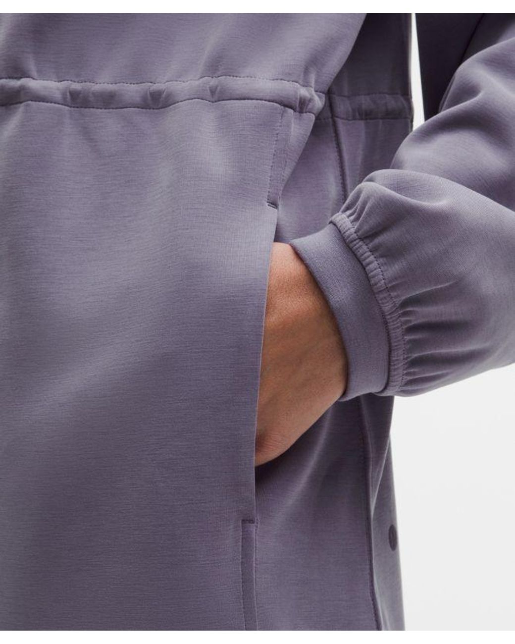 lululemon athletica Purple – Softstreme Cinch-Waist Full-Zip Jacket – – Size Small