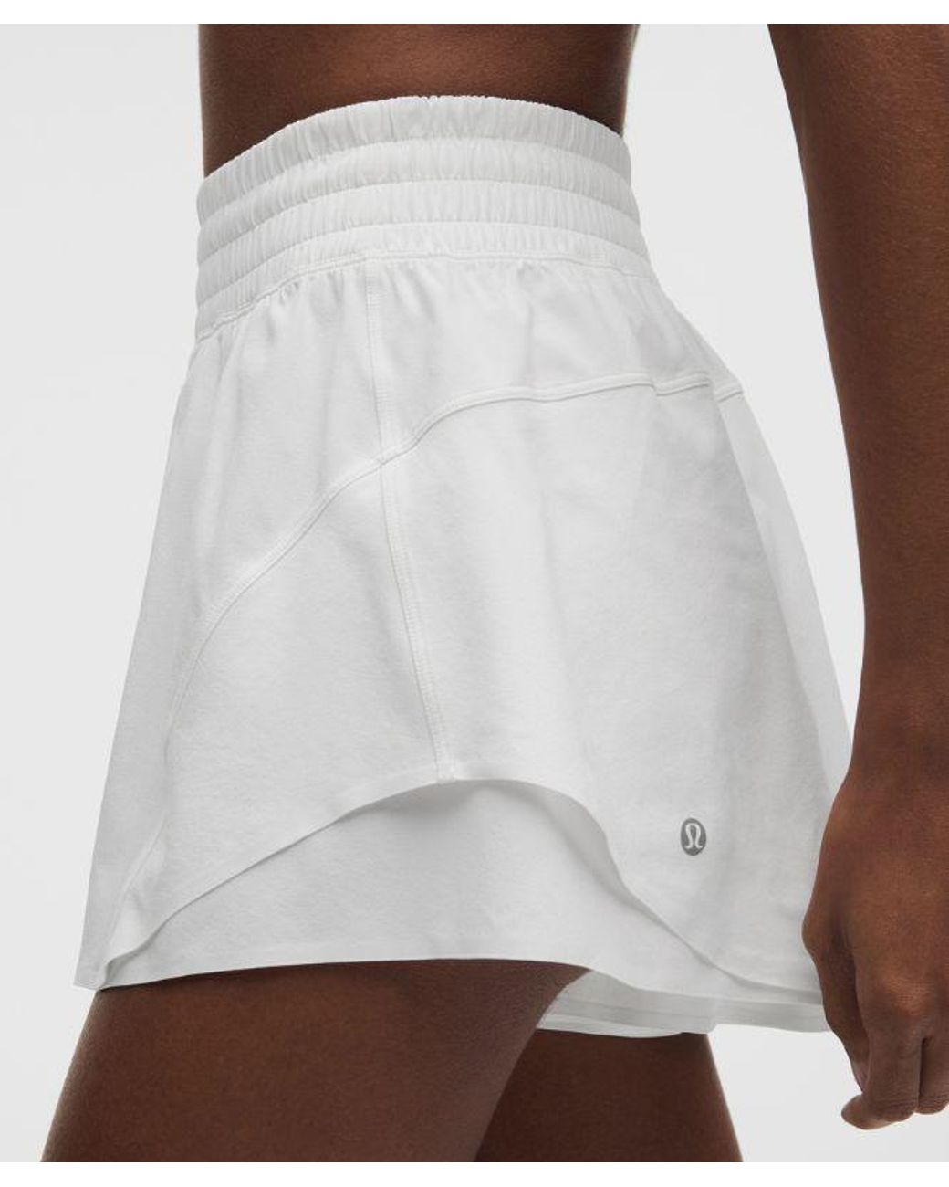 lululemon athletica White Shake It Out High-Rise Running Short 2.5"