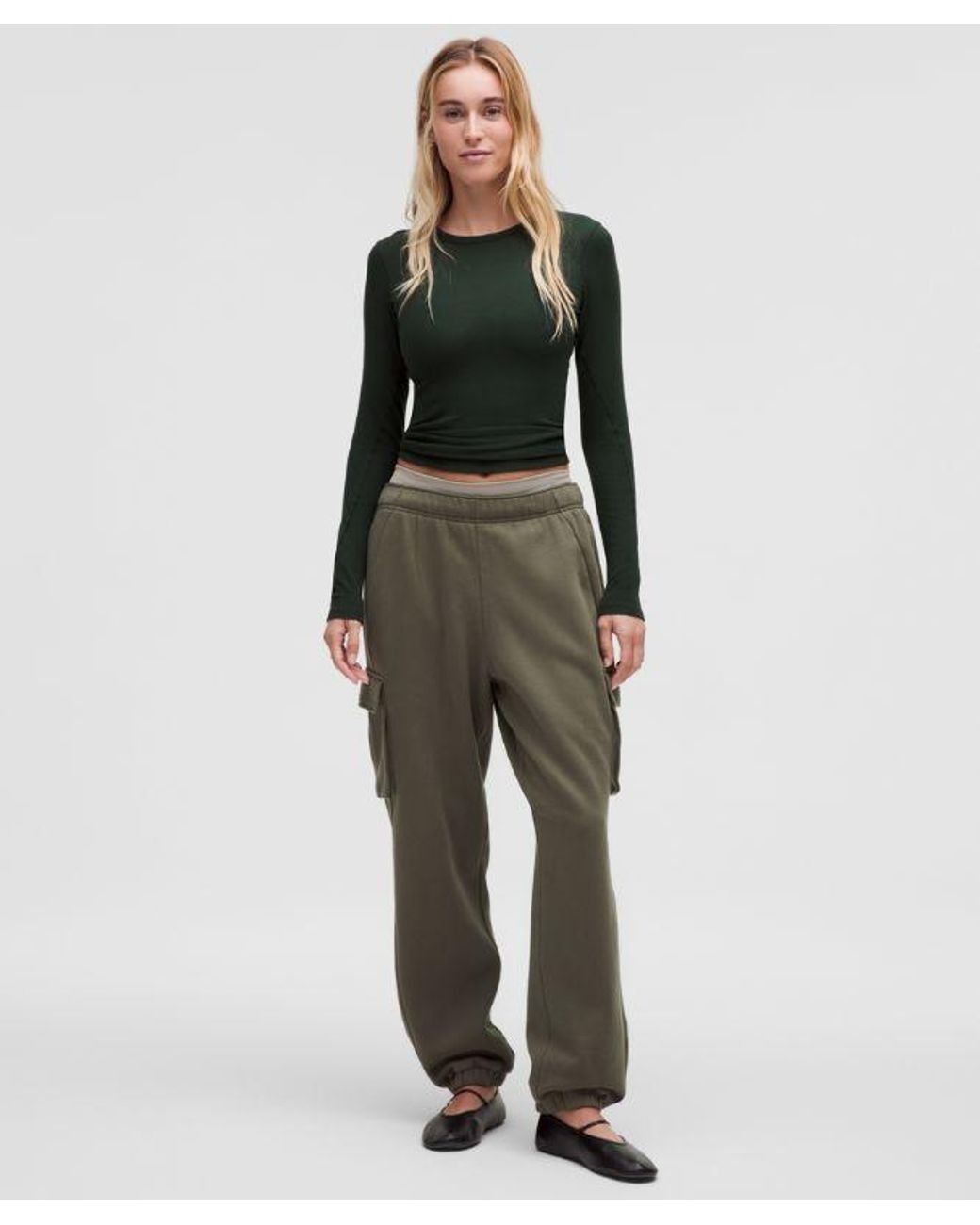 lululemon athletica Green Hold Tight Long-Sleeve Shirt