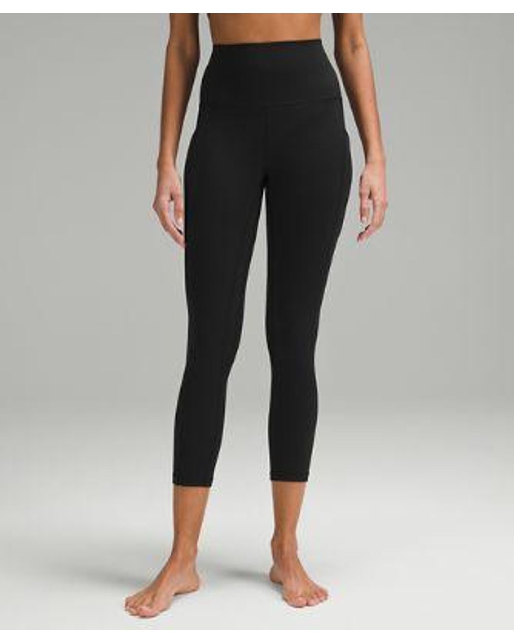 lululemon athletica Align High-rise Crop Leggings With Pockets - 23" - Color Black - Size 0