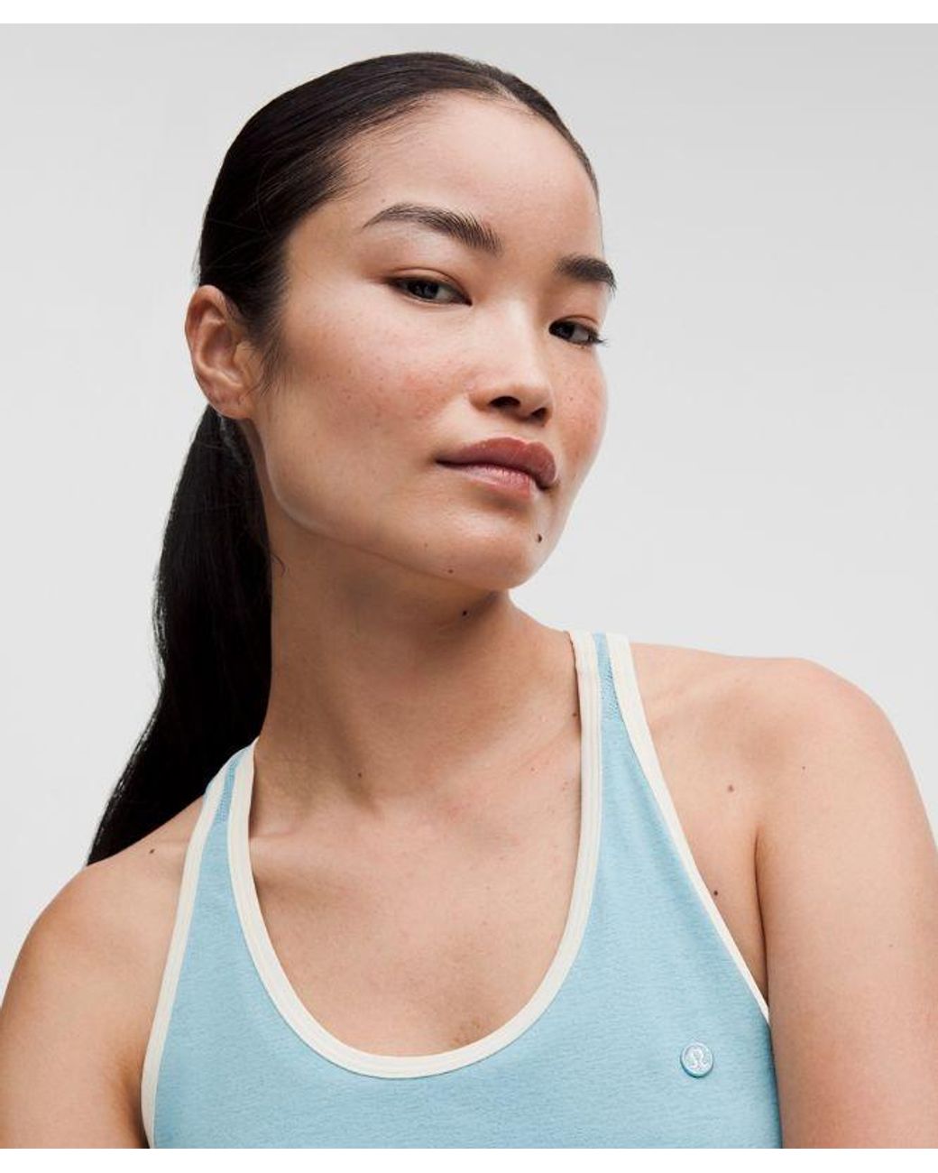lululemon athletica Blue – Ace Advantage Mesh-Back Tennis Tank Top – /Pastel – Size Large
