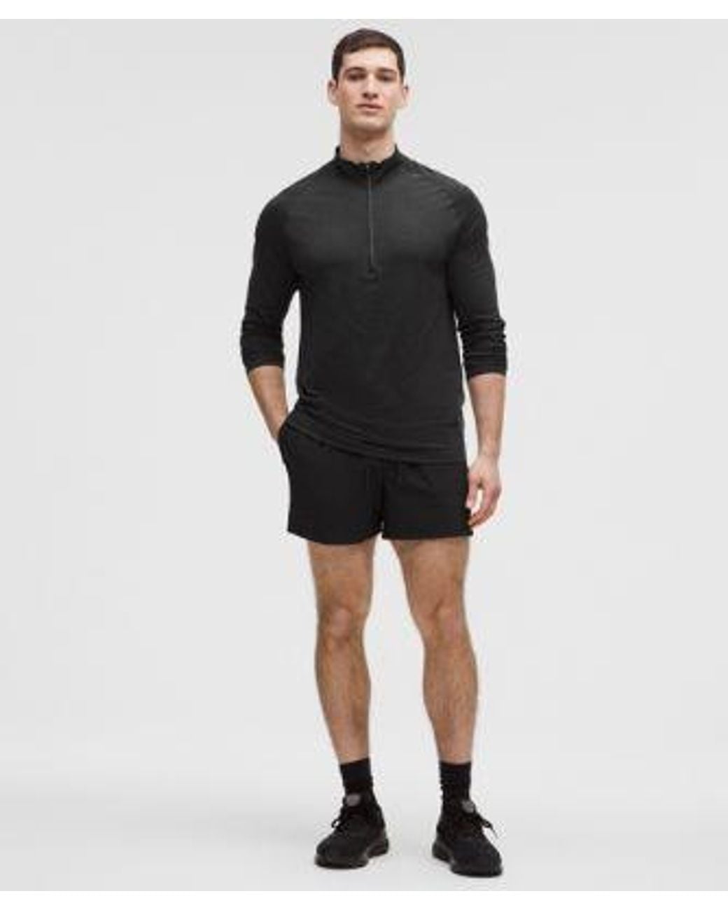 lululemon athletica Black License To Train Linerless Short 5" for men
