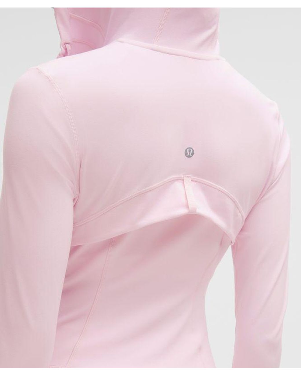 lululemon – Define Cropped Hooded Jacket Nulu – – Size 8 in Pink