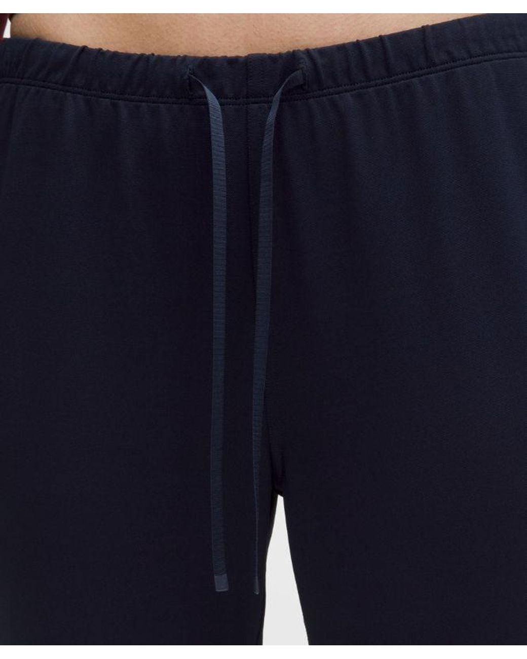 lululemon athletica Blue – Striped Slim-Fit Mid-Rise Track Pants – Color Burgundy/ –