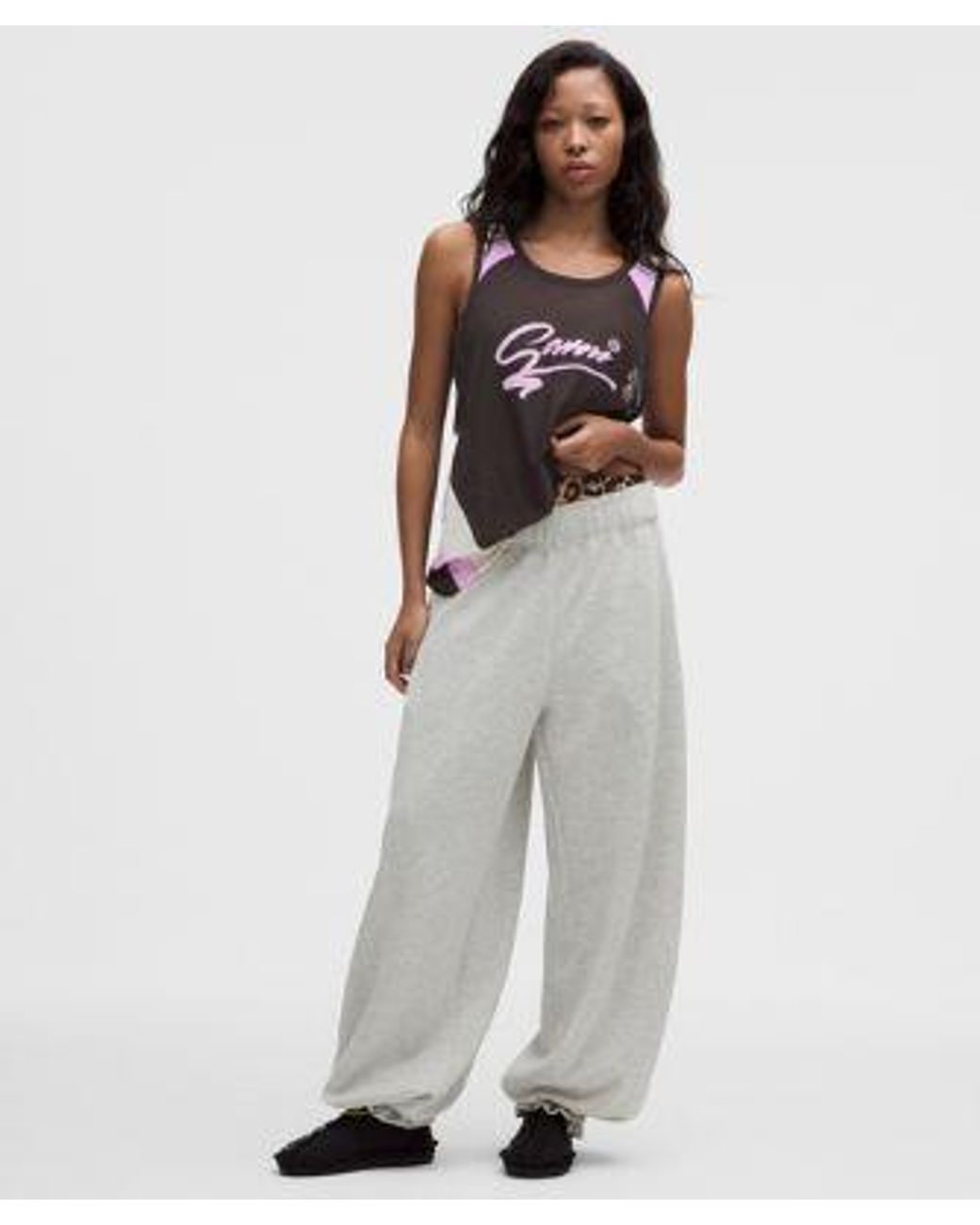 lululemon athletica White – Ganni X Jacquard Tank Top – – Size Medium