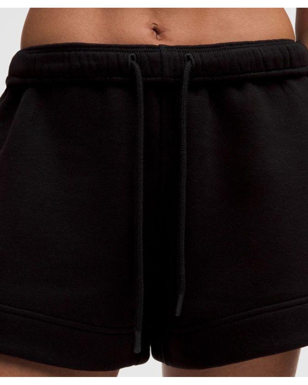 lululemon athletica Black Steady State Superloft Short 3.5"