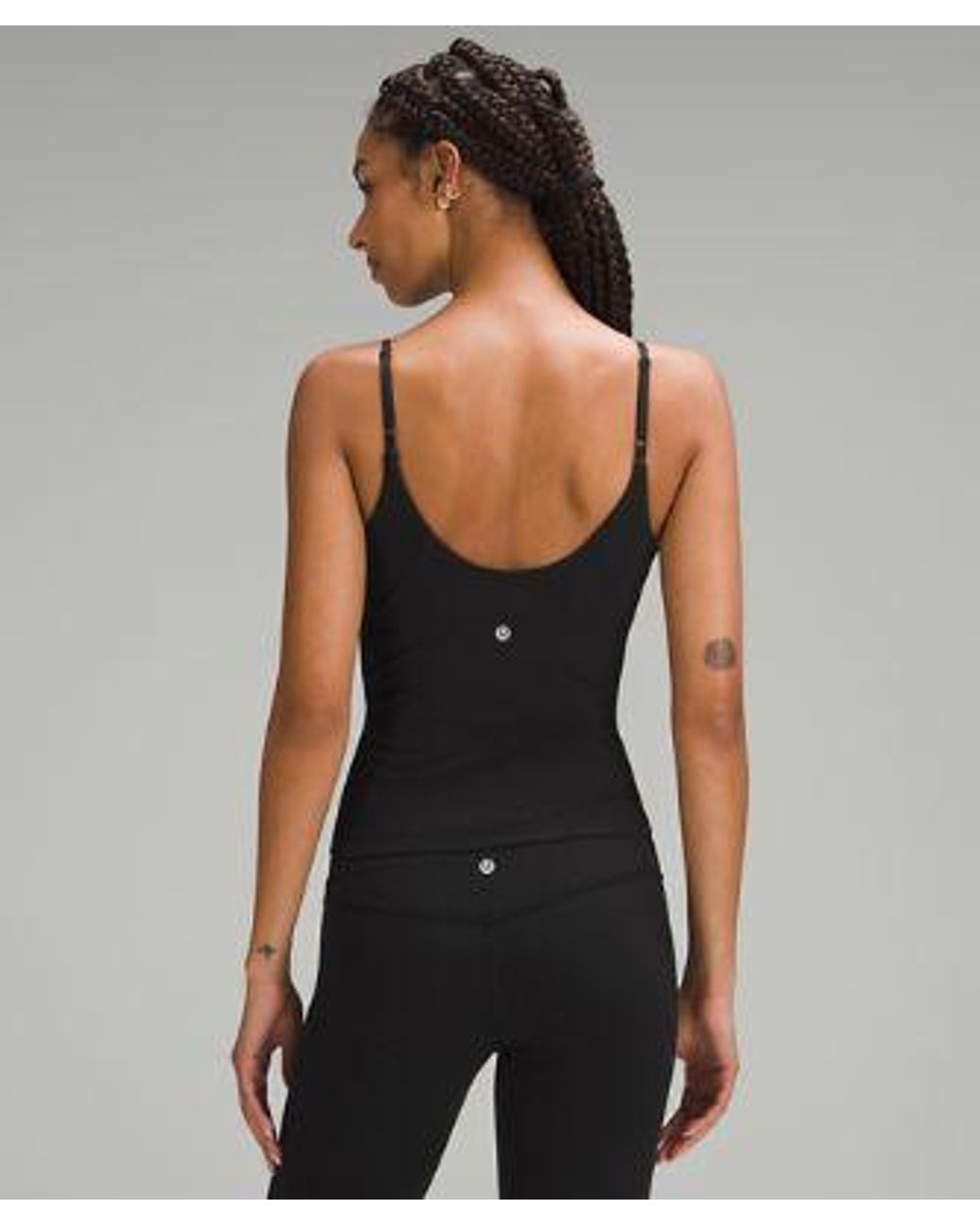 lululemon athletica Black Align Waist-Length Cami Tank