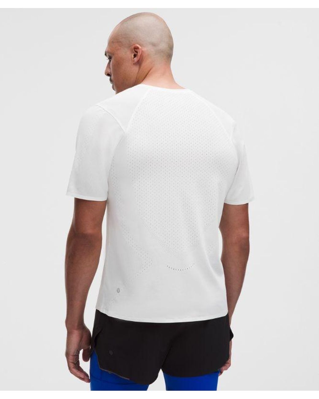 lululemon athletica White Fast And Free Short-Sleeve Shirt for men