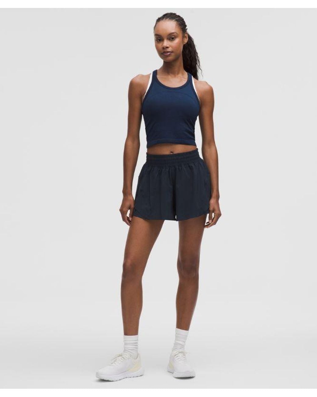 lululemon athletica Blue Shake It Out High-Rise Running Short 2.5"