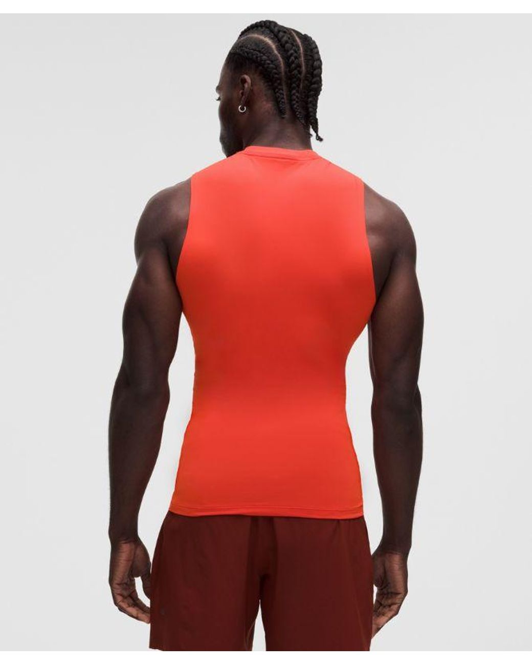 lululemon athletica Red – Repper Sleeveless Tank Top – – Size Large for men